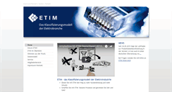 Desktop Screenshot of etim.at