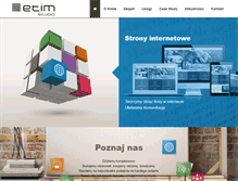 Tablet Screenshot of etim.pl